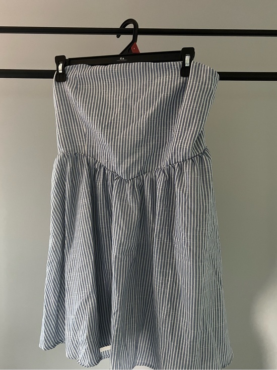 Altar'd State Dresses & Skirts - Altar'd State Blue and White Striped Strapless Sundress